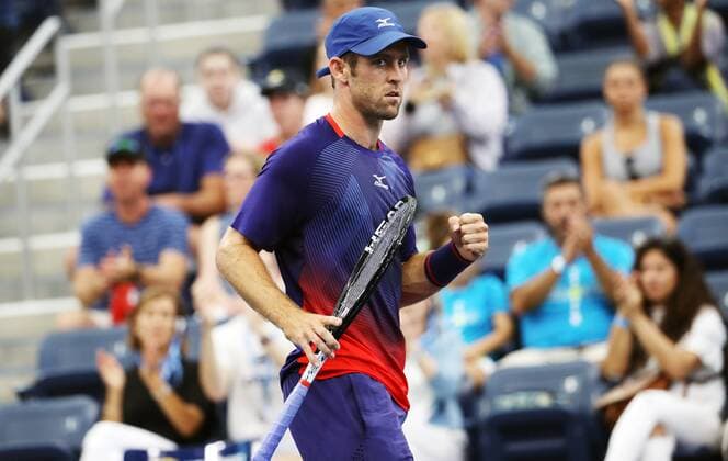 TENNIS - ATP, Tennis Herren US Open 2019 NEW YORK CITY,NEW YORK,USA,28.AUG.19 - TENNIS - ATP World Tour, US Open, Grand Slam, Flushing Meadows. Image shows Bradley Kahn (USA). GEPAxpictures xMatthiasxHauer