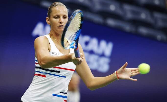TENNIS - WTA, Tennis Damen US Open 2019 NEW YORK CITY,NEW YORK,USA,28.AUG.19 - TENNIS - WTA Tour, US Open, Grand Slam, Flushing Meadows. Image shows Karolina Pliskova (CZE). GEPAxpictures xMatthiasxHauer