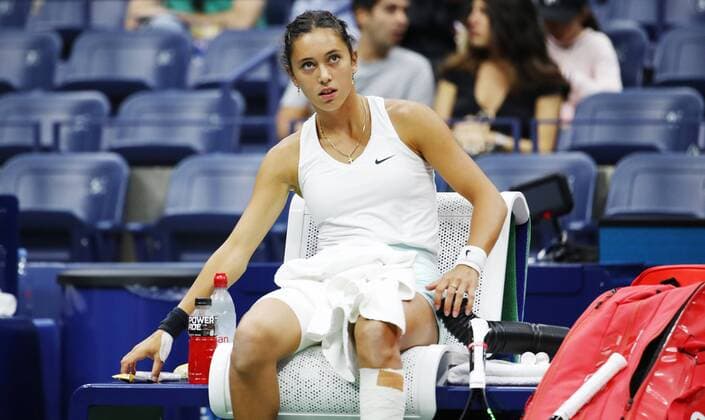 TENNIS - WTA, Tennis Damen US Open 2019 NEW YORK CITY,NEW YORK,USA,28.AUG.19 - TENNIS - WTA Tour, US Open, Grand Slam, Flushing Meadows. Image shows Mariam Bolkvadze (GEO). GEPAxpictures xMatthiasxHauer