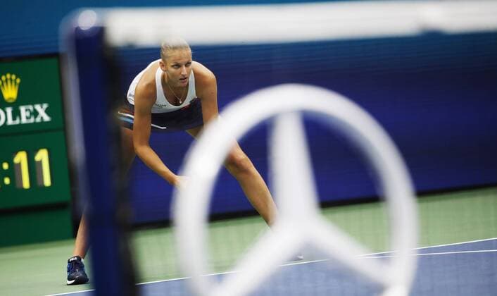 TENNIS - WTA, Tennis Damen US Open 2019 NEW YORK CITY,NEW YORK,USA,28.AUG.19 - TENNIS - WTA Tour, US Open, Grand Slam, Flushing Meadows. Image shows Karolina Pliskova (CZE). GEPAxpictures xMatthiasxHauer