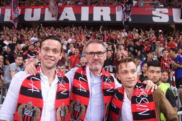 Fußball, OGC Nizza - Olympique Marseille Jim Ratcliffe (PROPRIETAIRE NICE) FOOTBALL : Nice vs Marseille - Ligue 1 Conforama - 28 08 2019 FEP Panoramic 