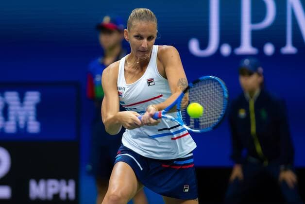 August 28, 2019, New York, NEW YORK, United States: Karolina Pliskova of the Czech Republic in action during her second-round match at the 2019 US Open Grand Slam tennis tournament against Mariam Bolkvadze of Georgia US Open 2019, Tennis, New York City, United States, Aug 28 - ZUMAa181 20190828_zaa_a181_018 Copyright: xAFP7x