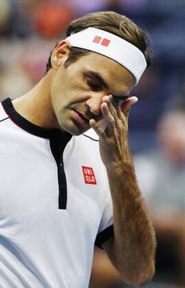 TENNIS - ATP, Tennis Herren US Open 2019 NEW YORK CITY,NEW YORK,USA,28.AUG.19 - TENNIS - ATP World Tour, US Open, Grand Slam, Flushing Meadows. Image shows Roger Federer (SUI). GEPAxpictures xMatthiasxHauer