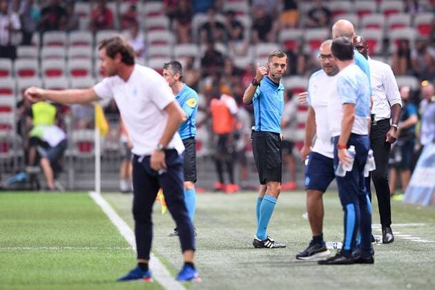 CLEMENT TURPIN (ARBITRE) FOOTBALL : Nice vs Marseille - Ligue 1 Conforama - 28 08 2019 FEP Panoramic 