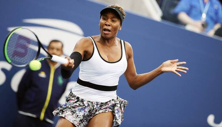 TENNIS - WTA, Tennis Damen US Open 2019 NEW YORK CITY,NEW YORK,USA,28.AUG.19 - TENNIS - WTA Tour, US Open, Grand Slam, Flushing Meadows. Image shows Venus Williams (USA). GEPAxpictures xMatthiasxHauer