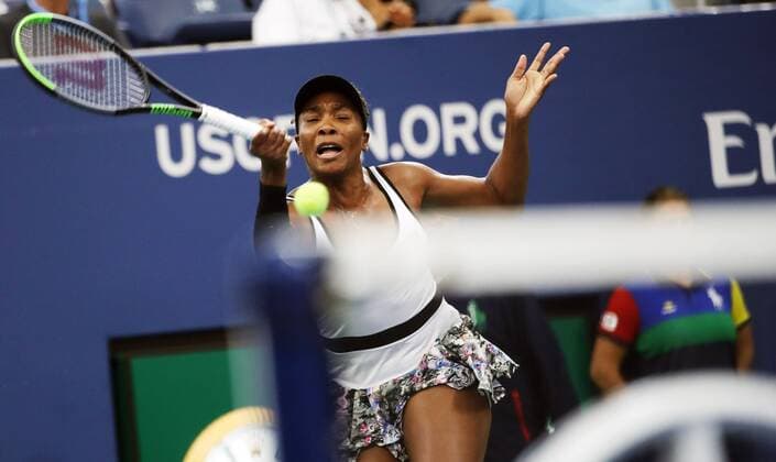 TENNIS - WTA, Tennis Damen US Open 2019 NEW YORK CITY,NEW YORK,USA,28.AUG.19 - TENNIS - WTA Tour, US Open, Grand Slam, Flushing Meadows. Image shows Venus Williams (USA). GEPAxpictures xMatthiasxHauer
