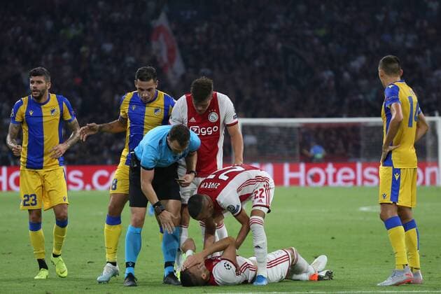 August 28, 2019: AMSTERDAM, NETHERLANDS - AUGUST 28, 2019: Dusan Tadic (Ajax) gestures during the second leg of the 2019 20 UEFA Champions League Final Final Qualifying Round fixture between AFC Ajax (Netherlands) and Apoel FC (Cyprus) at Johan Cruijff ArenA. UEFA Champions League Qualyfications: Ajax Amsterdam vs APOEL FC - ZUMAm251 20190828_zsp_m251_038 Copyright: xFedericoxGuerraxMaranesix