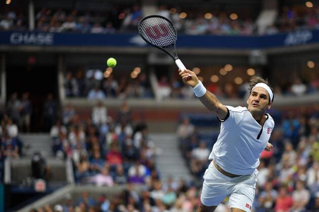 Roger Federer (Sui) TENNIS : US Open 2019 - 28 08 2019 AntoineCouvercelle Panoramic 