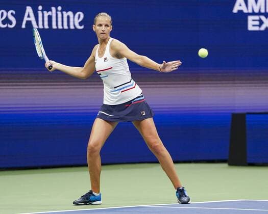 Karolina Pliskova Tennis - US Open 2019 - Grand Slam - Billie Jean King Tennis Center - New York - New York - USA - 28 August 2019. *** Karolina Pliskova Tennis US Open 2019 Grand Slam Billie Jean King Tennis Center New York New York USA 28 August 2019 Copyright: xJuergenxHasenkopfx