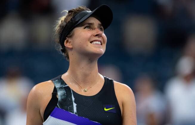 August 28, 2019, New York, NEW YORK, United States: Elina Svitolina of the Ukraine after winning her second-round match at the 2019 US Open Grand Slam tennis tournament against Venus Williams of United States US Open 2019, Tennis, New York City, United States, Aug 28 - ZUMAa181 20190828_zaa_a181_061 Copyright: xAFP7x