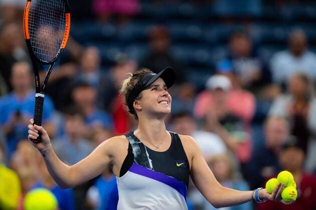 August 28, 2019, New York, NEW YORK, United States: Elina Svitolina of the Ukraine after winning her second-round match at the 2019 US Open Grand Slam tennis tournament against Venus Williams of United States US Open 2019, Tennis, New York City, United States, Aug 28 - ZUMAa181 20190828_zaa_a181_060 Copyright: xAFP7x