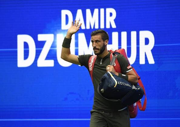 Tennis - US Open 2019 - Damir Dzumhur - Bosnie TENNIS : US Open 2019 - USA - 28 08 2019 ChrysleneCaillaud Panoramic 