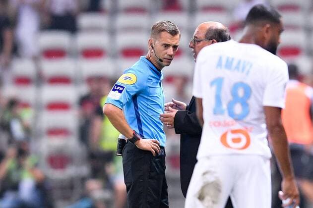 CLEMENT TURPIN (ARBITRE) FOOTBALL : Nice vs Marseille - Ligue 1 Conforama - 28 08 2019 FEP Panoramic 