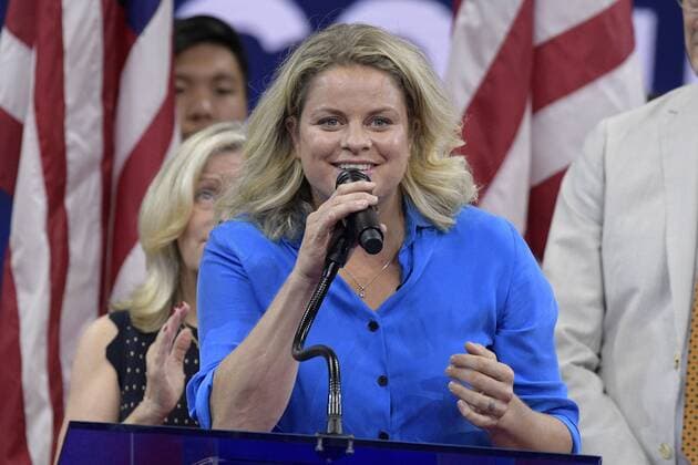 Kim Clijsters, the newest inductee into the US Open s Court of Champions, pictured during a ceremony on the third day of the US Open Grand Slam tennis tournament, at Flushing Meadow, in New York City, USA, Wednesday 28 August 2019. YORICKxJANSENS  x05651031x