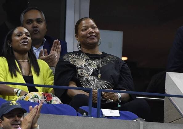 Tennis - US Open 2019 - Queen Latifah soutien Serena Williams sur le central - USA TENNIS : US Open 2019 - USA - 28 08 2019 ChrysleneCaillaud Panoramic 