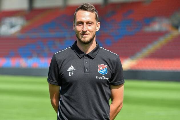 Dominic Faul Technique trainer SpVgg Unterhaching 3 League, portrait date 2019 2020 xslx