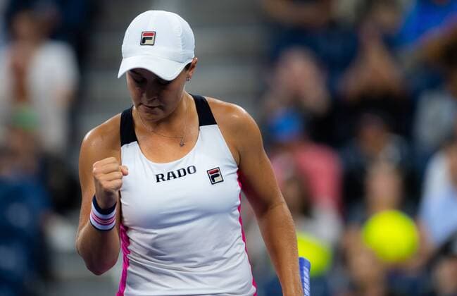 August 28, 2019, New York, NEW YORK, United States: Ashleigh Barty of Australia in action during her second-round match at the 2019 US Open Grand Slam tennis tournament against Lauren Davis of the United States US Open 2019, Tennis, New York City, United States, Aug 28 - ZUMAa181 20190828_zaa_a181_082 Copyright: xAFP7x
