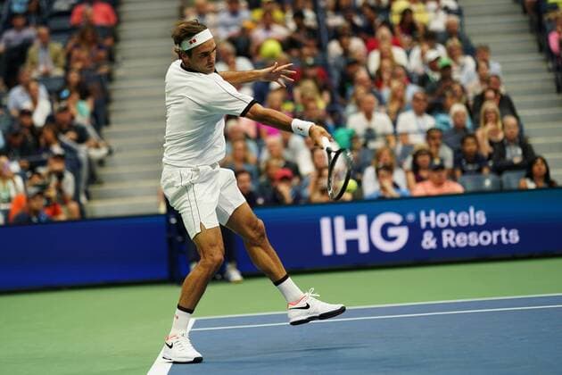 US Open 2019 on August 28, 2019 in New York, US. Pictured: Roger Federer  EN_01390229_0270