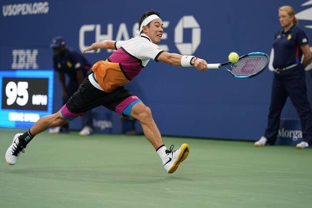 US Open 2019 on August 28, 2019 in New York, US. Pictured: Kei Nishikori  EN_01390229_0292