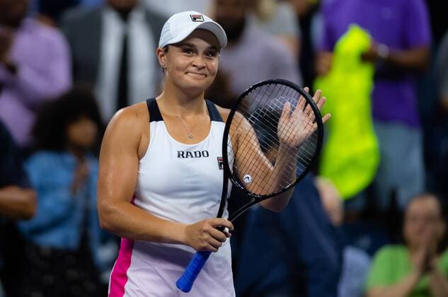 August 28, 2019, New York, NEW YORK, United States: Ashleigh Barty of Australia after winning her second-round match at the 2019 US Open Grand Slam tennis tournament against Lauren Davis of the United States US Open 2019, Tennis, New York City, United States, Aug 28 - ZUMAa181 20190828_zaa_a181_098 Copyright: xAFP7x