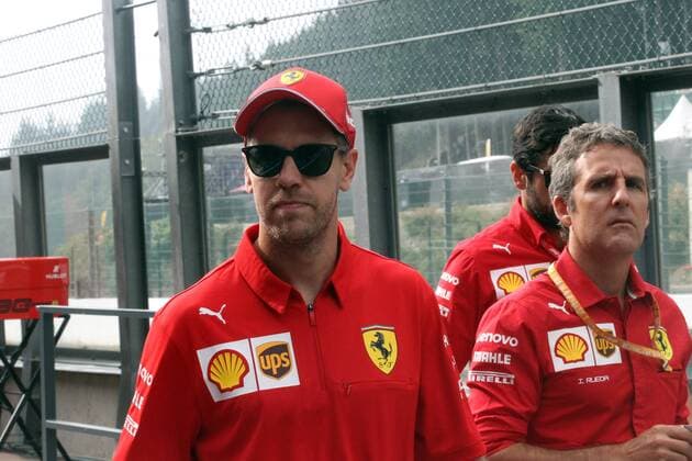 Photo4 LaPresse 29 08 2019 Spa Francorchamps, Belgio Grand Prix Formula One Belgio 2019 In the pic: Sebastian Vettel (GER) Scuderia Ferrari SF90  Copyright: xPhoto4 LaPressex