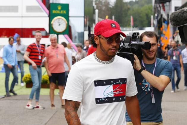 Photo4 LaPresse 29 08 2019 Spa Francorchamps, Belgio Grand Prix Formula One Belgio 2019 In the pic: Lewis Hamilton (GBR) Mercedes AMG F1 W10  Copyright: xPhoto4 LaPressex