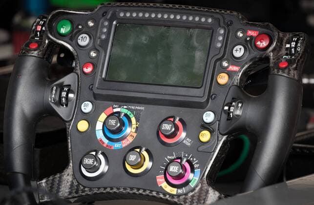 Red Bull s Dutch driver Max Verstappen s steering wheel pictured during the preparations ahead of the Spa-Francorchamps Formula One Grand Prix of Belgium race, in Spa-Francorchamps, Thursday 29 August 2019. BENOITxDOPPAGNE  x05651169x