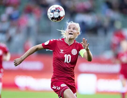 Denmarks Pernille Harder C in the European qualifying match between Denmark and Malta at the Energy Viborg Arena, 29 August 2019, Viborg Jutland Denmark,  Copyright: HenningxBagger HenningxBaggerx COP102 spdk20190829-185745-L