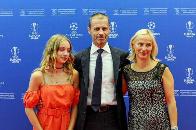 Fußball, Champions League, Gruppen-Auslosung in Monaco Aleksander Ceferin (President de l UEFA) FOOTBALL : UEFA Draw - Champion s League - Monaco - 29 08 2019 NorbertScanella PanoramiC 