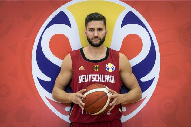 Basketball Shenzhen 30 09 2019 FIBA Basketball World Championships World Cup WM Training Germany FIBA Media Shooting Maximilian Kleber Germany, No 24