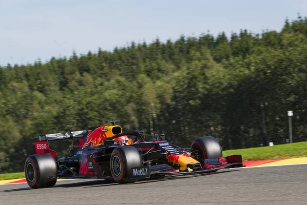 Red Bull s Dutch driver Max Verstappen pictured during the free trial sessions ahead of the Spa-Francorchamps Formula One Grand Prix of Belgium race, in Spa-Francorchamps, Friday 30 August 2019. NICOLASxLAMBERT  x05652102x