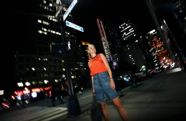 TENNIS - WTA, Tennis Damen US Open 2019 NEW YORK CITY,NEW YORK,USA,30.AUG.19 - TENNIS - WTA Tour, US Open, Grand Slam, Flushing Meadows, photo shooting with Barbara Schett-Eagle. Image shows Barbara Schett-Eagle. GEPAxpictures xMatthiasxHauer