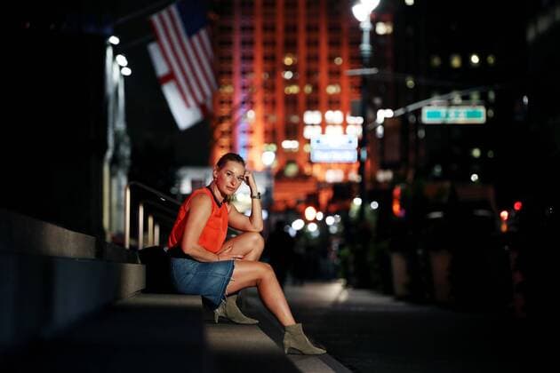 TENNIS - WTA, Tennis Damen US Open 2019 NEW YORK CITY,NEW YORK,USA,30.AUG.19 - TENNIS - WTA Tour, US Open, Grand Slam, Flushing Meadows, photo shooting with Barbara Schett-Eagle. Image shows Barbara Schett-Eagle. GEPAxpictures xMatthiasxHauer