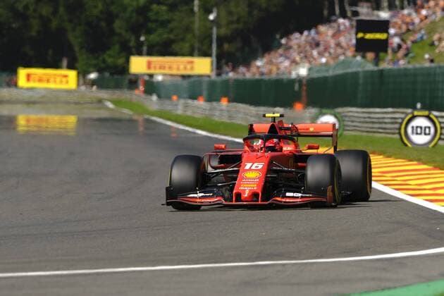 August 30, 2019, Spa Francorchamps, Belgium: Ferrari Driver CHARLES LECLERC (MC) in action during the second free practice session of the Formula one Belgian Grand Prix at the SPA Francorchamps circuit - Belgium F1 2019: Belgian Grand Prix : Free Practice 2 - ZUMAp119 20190830_zaf_p119_061 Copyright: xPierrexSteveninx