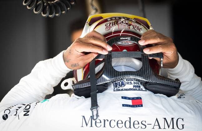 Mercedes British driver Lewis Hamilton pictured during the free trial sessions ahead of the Spa-Francorchamps Formula One Grand Prix of Belgium race, in Spa-Francorchamps, Friday 30 August 2019. BENOITxDOPPAGNE  x05652279x