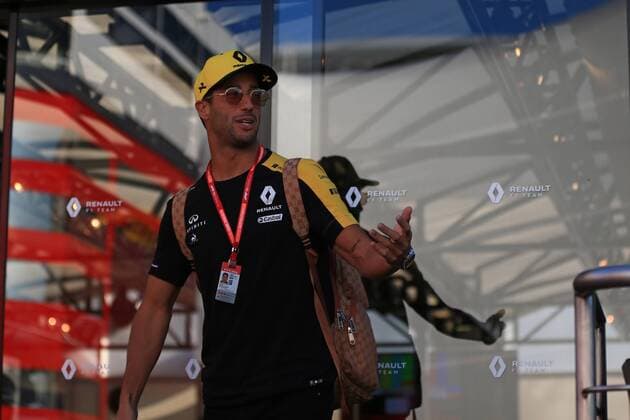 30th August 2019; Spa-Francorchamps racing circuit , Stavelot, Belgium; Formula 1 Grand Prix of Belgium, practice sessions; Renault F1 Team, Daniel Ricciardo - Editorial Use Only.  ActionPlus12163949 Octane