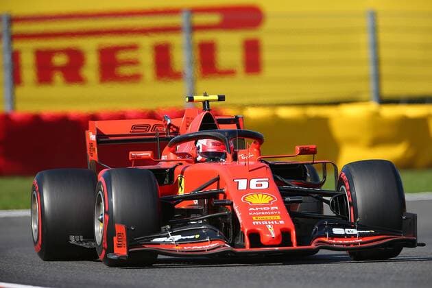 Photo4 LaPresse 30 08 2019 Spa Francorchamps, Belgio Grand Prix Formula One Belgio 2019 In the pic: Charles Leclerc (MON) Scuderia Ferrari SF90  Copyright: xPhoto4 LaPressex