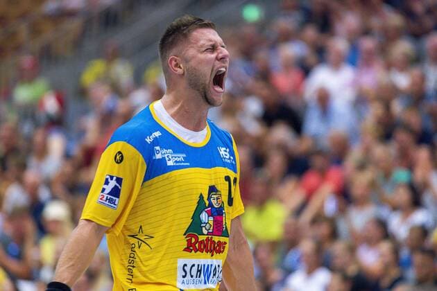 Konstanz, Germany 30 August 2019 2 BL 19 20 HSG Konstanz vs SG BBM Bietigheim Fabian Wiederstein Konstanz Konstanz Baden Württemberg Germany