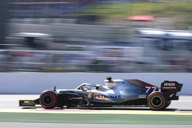 August 31, 2019, Spa Francorchamps, Belgium: Mercedes Driver VALTTERI BOTTAS (FIN) in action during the third free practice session of the Formula one Johnnie Walker Belgian Grand Prix at the SPA Francorchamps circuit - Belgium F1 2019: Belgian Grand Prix : Free Practice 3 - ZUMAp119 20190831_zaf_p119_010 Copyright: xPierrexSteveninx