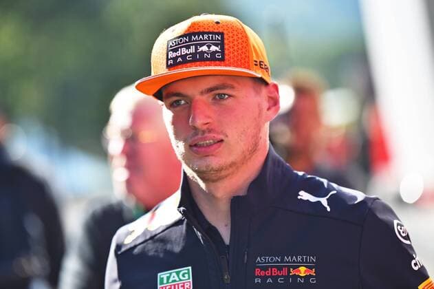 31 08 2019, xekx, Motorsport FIA Formula 1, Belgian Grand Prix 2019 Qualifying emspor, Max Verstappen Aston Martin Red Bull Racing DFL DFB REGULATIONS PROHIBIT ANY USE OF PHOTOGRAPHS as IMAGE SEQUENCES and or QUASI VIDEO Spa eel-fotografie Eberhard Krieger