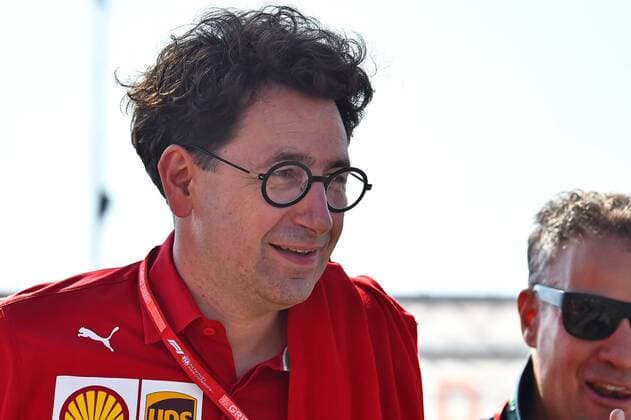 31 08 2019, xekx, Motorsport FIA Formula 1, Belgian Grand Prix 2019 Qualifying emspor, Mattia Binotto, Team Principal Scuderia Ferrari DFL DFB REGULATIONS PROHIBIT ANY USE OF PHOTOGRAPHS as IMAGE SEQUENCES and or QUASI VIDEO Spa eel-fotografie Eberhard Krieger