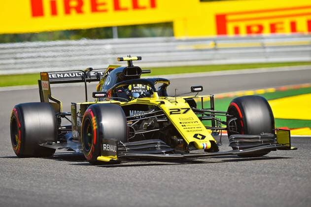 31 08 2019, xekx, Motorsport FIA Formula 1, Belgian Grand Prix 2019 Qualifying emspor, Nico Hülkenberg Renault F1 Team DFL DFB REGULATIONS PROHIBIT ANY USE OF PHOTOGRAPHS as IMAGE SEQUENCES and or QUASI VIDEO Spa eel-fotografie Eberhard Krieger