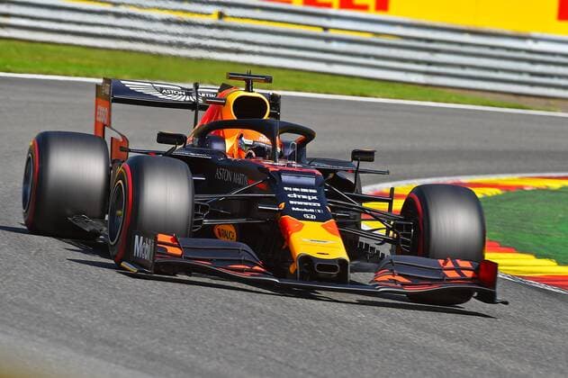 31 08 2019, xekx, Motorsport FIA Formula 1, Belgian Grand Prix 2019 Qualifying emspor, Max Verstappen Aston Martin Red Bull Racing DFL DFB REGULATIONS PROHIBIT ANY USE OF PHOTOGRAPHS as IMAGE SEQUENCES and or QUASI VIDEO Spa eel-fotografie Eberhard Krieger