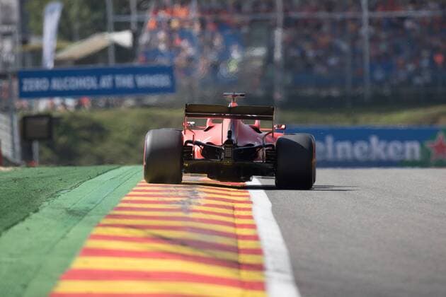 Ferrari s German driver Sebastian Vettel pictured during the free trial sessions ahead of the Spa-Francorchamps Formula One Grand Prix of Belgium race, in Spa-Francorchamps, Saturday 31 August 2019. BENOITxDOPPAGNE  x05652609x