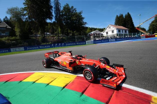 Photo4 LaPresse 31 08 2019 Spa Francorchamps, Belgio Grand Prix Formula One Belgio 2019 In the pic: Sebastian Vettel (GER) Scuderia Ferrari SF90  Copyright: xPhoto4 LaPressex