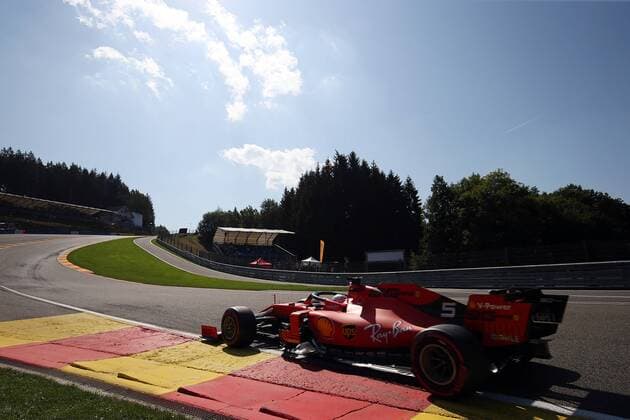 Photo4 LaPresse 31 08 2019 Spa Francorchamps, Belgio Grand Prix Formula One Belgio 2019 In the pic: Sebastian Vettel (GER) Scuderia Ferrari SF90  Copyright: xPhoto4 LaPressex