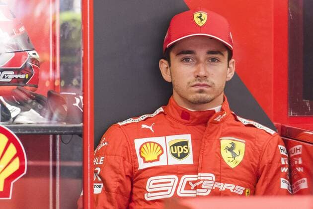 Ferrari s Monegasque driver Charles Leclerc pictured during the free trial sessions ahead of the Spa-Francorchamps Formula One Grand Prix of Belgium race, in Spa-Francorchamps, Saturday 31 August 2019. NICOLASxLAMBERT  x05652592x