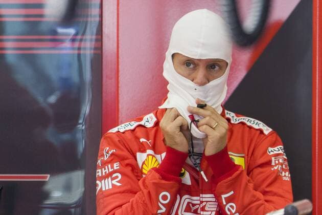 Ferrari s German driver Sebastian Vettel pictured during the free trial sessions ahead of the Spa-Francorchamps Formula One Grand Prix of Belgium race, in Spa-Francorchamps, Saturday 31 August 2019. NICOLASxLAMBERT  x05652585x