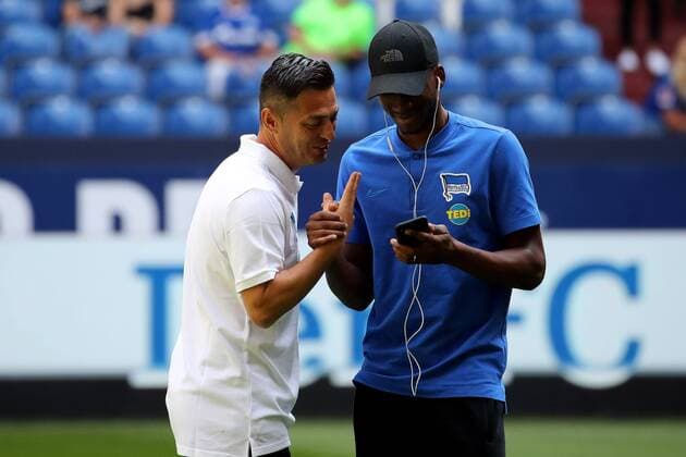 Head coach Ante Covic Hertha BSC at the BL game season 2019 20 FC Schalke 04 Hertha BSC Copyright Thomas Pakusch Copyright: Thomas Pakusch