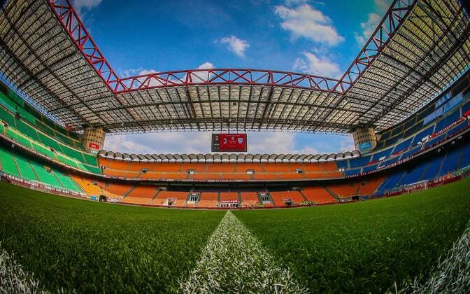 Photo LaPresse - Spada August 31, 2019 Milan ( ItaLy ) Soccer A.C. Milan- Season 2019-2020 - Serie A - Milan vs Brescia In the pic: san siro stadium  Copyright: xSpada LaPressex